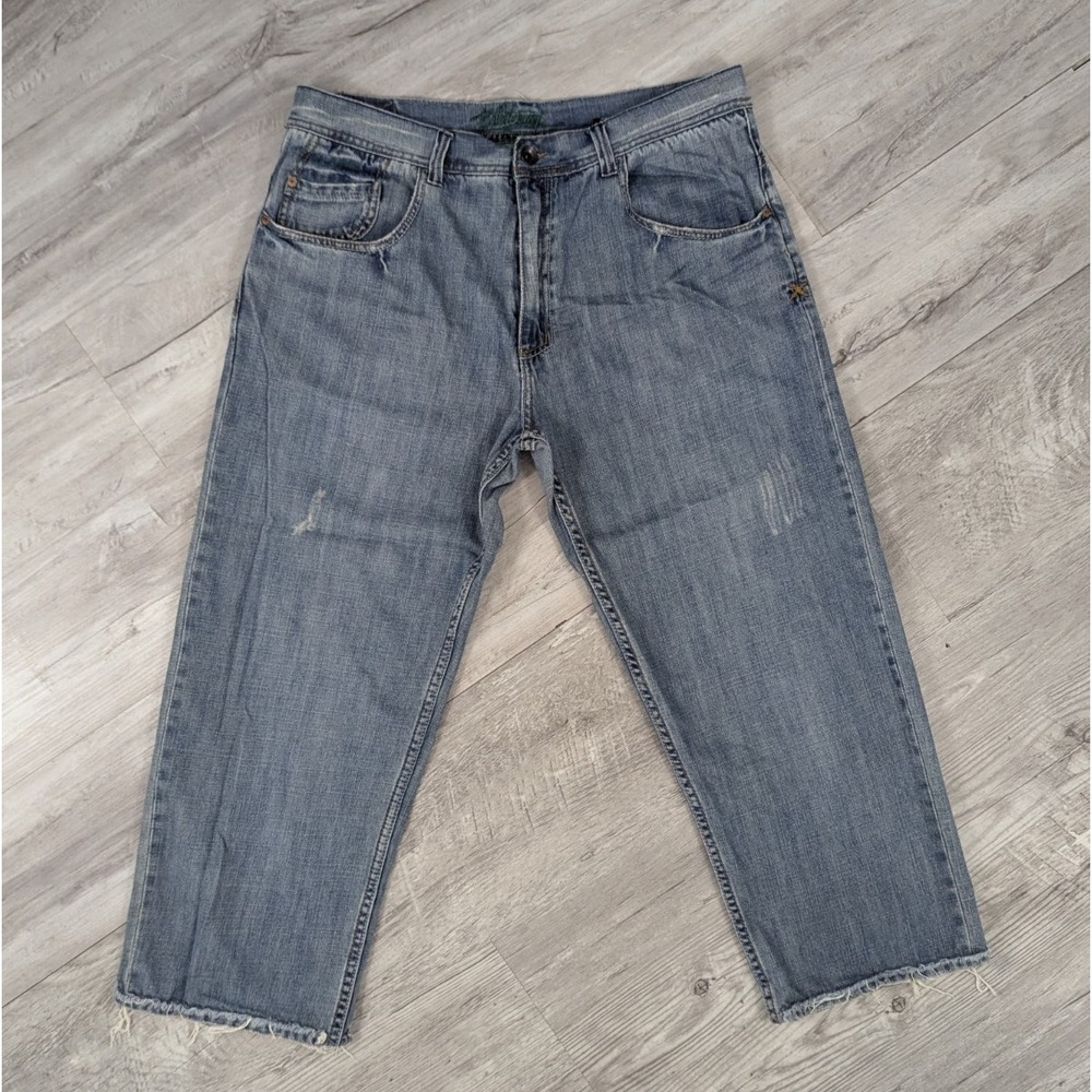 Vintage‎ Billabong Jeans Mens 38x28 (tag 38x33) Hemmed Baggy Y2K Wide Leg